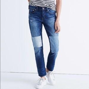 MADEWELL x B-Sides reworked slim boyfriend jeans